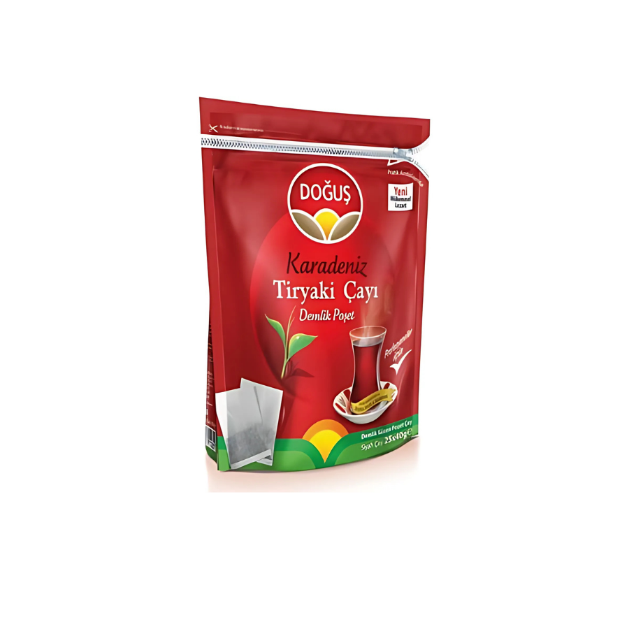 Doğuş Çay 25'li 40 gr Karadeniz Tiryaki Demlik Poşet Çay